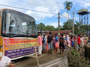 Relief work in Massive flood affected areas of Assam